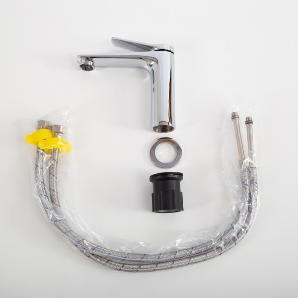 Смеситель для раковины BelBagno (UNIQUE-LVM-CRM-W0)