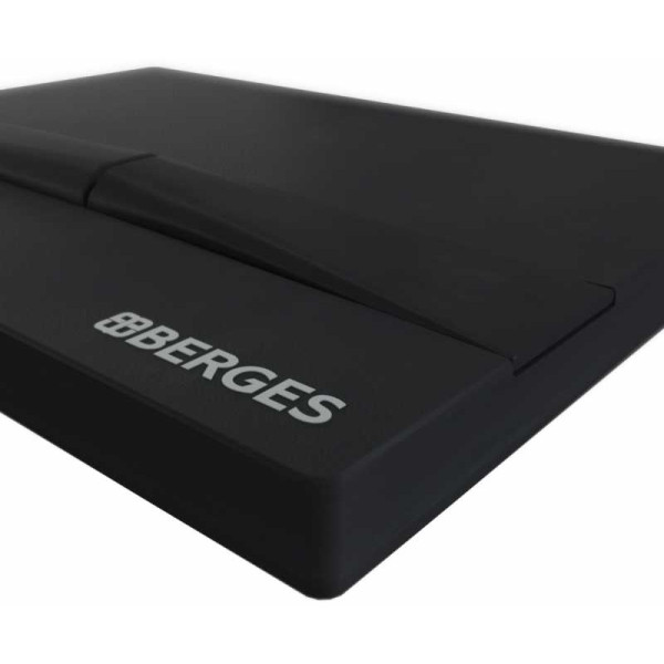 Комплект инсталляция с унитазом Berges: инсталляция NOVUM525, кнопка F5 SoftTouch черная, унитаз FLOE Rimless, сидение дюропласт Floe Slim SO,