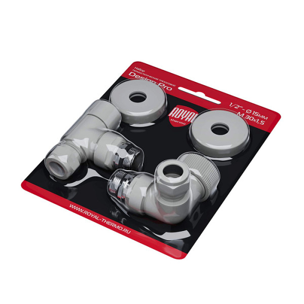 Комплект термостатический трехосевой 1/2"х15 мм Royal Thermo Design Pro М30х1,5 (Белый) (RATVXT11215WH) Комплект термостатический трехосевой 1/2"х15 мм Royal Thermo Design Pro М30х1,5 (Белый) (RATVXT11215WH)
