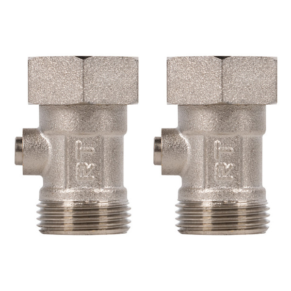 Комплект фитингов со встроенным шаровым краном Royal Thermo 3/4"х3/4"EK (RTE 07.0020) Комплект фитингов со встроенным шаровым краном Royal Thermo 3/4"х3/4"EK (RTE 07.0020)