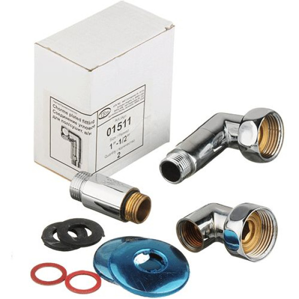 Уголок для полотенцесушителя Terminus 1"*1/2" в/н (пара) (01511) Уголок для полотенцесушителя Terminus 1"*1/2" в/н (пара) (01511)