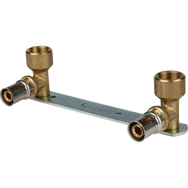 Водорозетка двойная 16x1/2" Stout (пресс) (SFP-0013-001216)