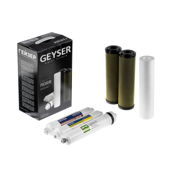 Комплект сменных картриджей мембранного фильтра Премиум RO3 (50174) Комплект сменных картриджей мембранного фильтра Премиум RO3 (50174)