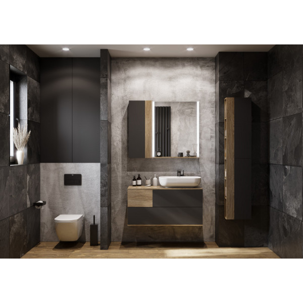 Тумба подвесная Aquaton Терра 1050x454x522 дуб кантри, антрацит (1.A246.9.01T.EKA.0) Тумба подвесная Aquaton Терра 1050x454x522 дуб кантри, антрацит (1.A246.9.01T.EKA.0)