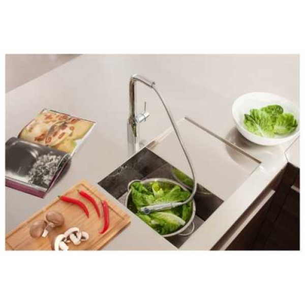 Смеситель для кухни Grohe Essence New с выдвижным изливом (30270000)