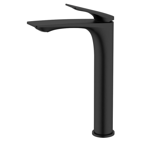 Cмеситель для раковины-чаши Azario Lursy высокий черный матовый (AZ-K9049B)