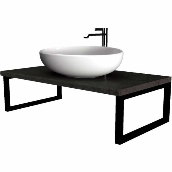 Столешница 1Marka Grunge Loft 1000*480*255 бетон темно-серый (У85838) Столешница 1Marka Grunge Loft 1000*480*255 бетон темно-серый (У85838)