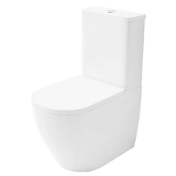Унитаз напольный Renda безободковый с сиденьем микролифт 615x365x840 (AZ-8693)