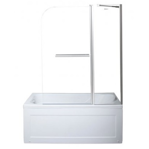 Душевая шторка на ванну Aquanet SG-1200 120х150 стекло прозрачное