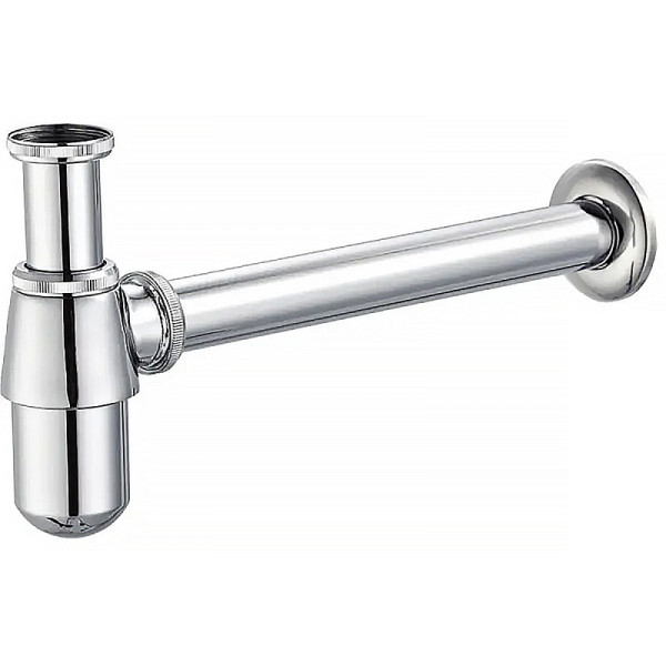Сифон без выпуска для умывальника Azario 1 1/4" блистер хром (AZ-107-CHR)