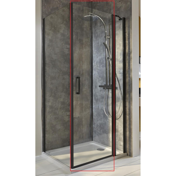 Душевое ограждение Jacob Delafon Contra 80x200 стекло прозрачное, профиль черный (E22T81-BL) Душевое ограждение Jacob Delafon Contra 80x200 стекло прозрачное, профиль черный (E22T81-BL)