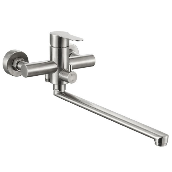 Смеситель для ванны и душа Fashun с душевым комплектом сатин (A52201)