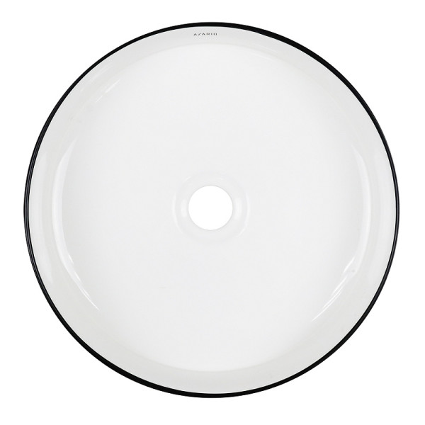 Раковина накладная Azario 35,5x35,5x12 белая глянцевая (AZ-3134-BE)