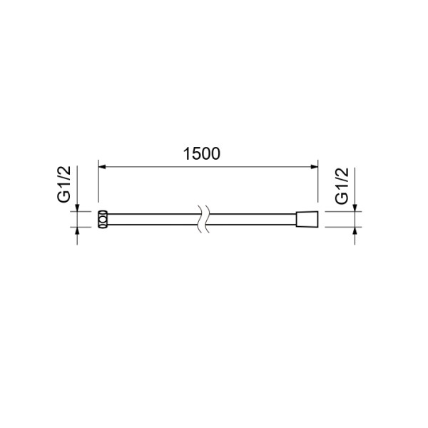 Шланг для душа Aquatek 150 см нержавейка шлифованный черный хром (AQ2105BGM) Шланг для душа Aquatek 150 см нержавейка шлифованный черный хром (AQ2105BGM)