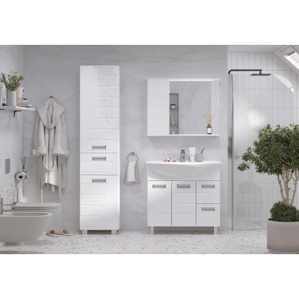 Тумба напольная Volna Joli 776x800 белая (tnJOLI80.2D.2Y-01) Тумба напольная Volna Joli 776x800 белая (tnJOLI80.2D.2Y-01)