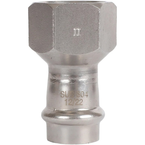 Переход 18х3/4"В Rommer из нержавеющей стали (пресс) (RSS-0022-001834) Переход 18х3/4"В Rommer из нержавеющей стали (пресс) (RSS-0022-001834)