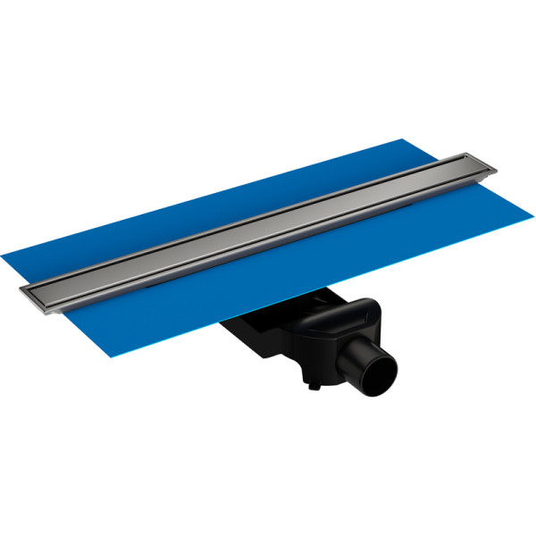 Душевой лоток Vitra Eco-Flow 50 см DK100 горизонтальный сифон 60 мм матовый хром (59980478000)