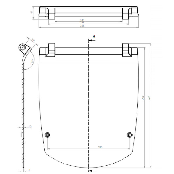 Сиденье для унитаза Cersanit Carina DPL EO slim (S-DS-CARINA-S-DL-t)