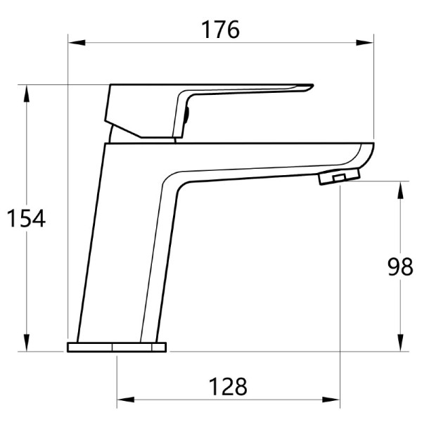 Смеситель для раковины Melodia della vita Samba хром (MDV30820) Смеситель для раковины Melodia della vita Samba хром (MDV30820)