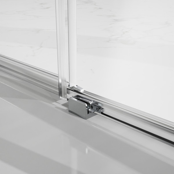 Душевой уголок Azario Shanghai 100x100x195 стекло прозрачное, профиль черный матовый (AZ-R43-10-MB-CL)