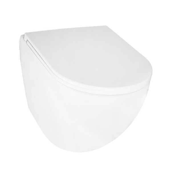 Унитаз подвесной Navio безободковый с сиденьем микролифт 540x365x425 (AZ-0074)