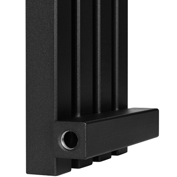 Радиатор стальной трубчатый Stout Tube Quadro QV40-1750-4 боковое подключение (черный матовый муар) (STQV4017504RAL1T103S9005) Радиатор стальной трубчатый Stout Tube Quadro QV40-1750-4 боковое подключение (черный матовый муар) (STQV4017504RAL1T103S9005)