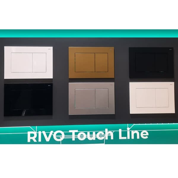 Клавиша смывная Rivo Touch Line черный глянцевый (302006) Клавиша смывная Rivo Touch Line черный глянцевый (302006)