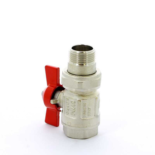 Кран Itap 3/4" шаровый со сгоном Ideal (красная бабочка) (0980034) Кран Itap 3/4" шаровый со сгоном Ideal (красная бабочка) (0980034)