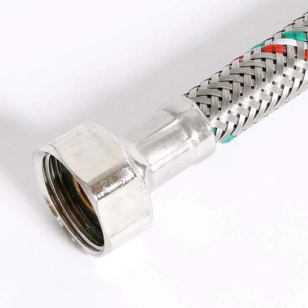Подводка гибкая для смесителя Uni-Fitt 1500 мм 1/2"*М10х1 DN 8 оплётка из нерж. стали (502S2815)