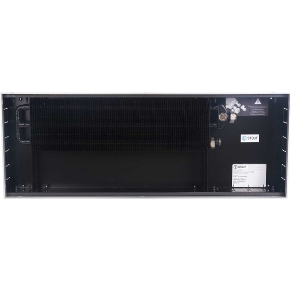 Конвектор внутрипольный Stout SCN алюминиевая решётка (SCN-1100-0838080)