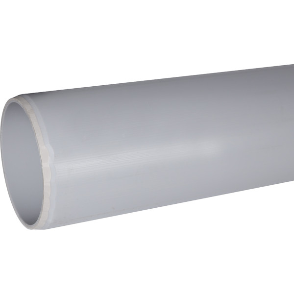 Труба 110x2000 Stout (PP, серый) (SKB-0002-110200)