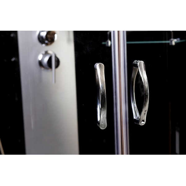 Душевая кабина Classic 80x80 стекло тонированное, профиль хром матовый (NG-2507-14) Душевая кабина Classic 80x80 стекло тонированное, профиль хром матовый (NG-2507-14)