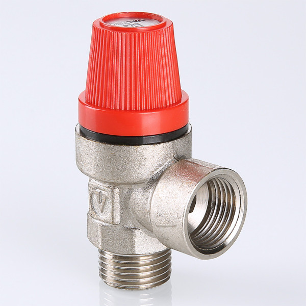 Клапан предохранительный 1/2" (3 бар, никель) Valtec (VT.496.N.0430) Клапан предохранительный 1/2" (3 бар, никель) Valtec (VT.496.N.0430)