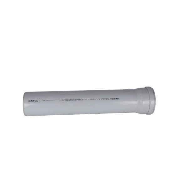 Труба 110x500 Stout (PP, серый) (SKB-0002-011050)