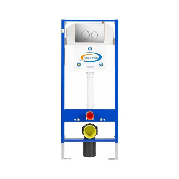 Инсталляция для унитаза Aquanika Basic (с клавишей смыва, два режима слива) (10.702.450.02.19)