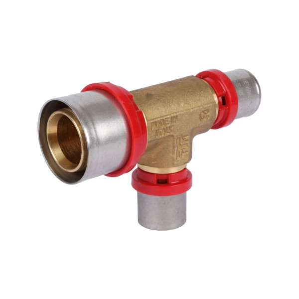 Тройник Tiemme 32х20х20 латунь (пресс) (1650156 / 1657G322020CZ) Тройник Tiemme 32х20х20 латунь (пресс) (1650156 / 1657G322020CZ)