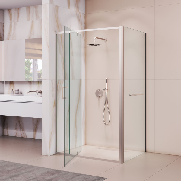 Душевой уголок RGW PA-078-1 (RGW PA-008 + Z-060-2) 900x900 стекло прозрачное, профиль хром (3508078199-11)