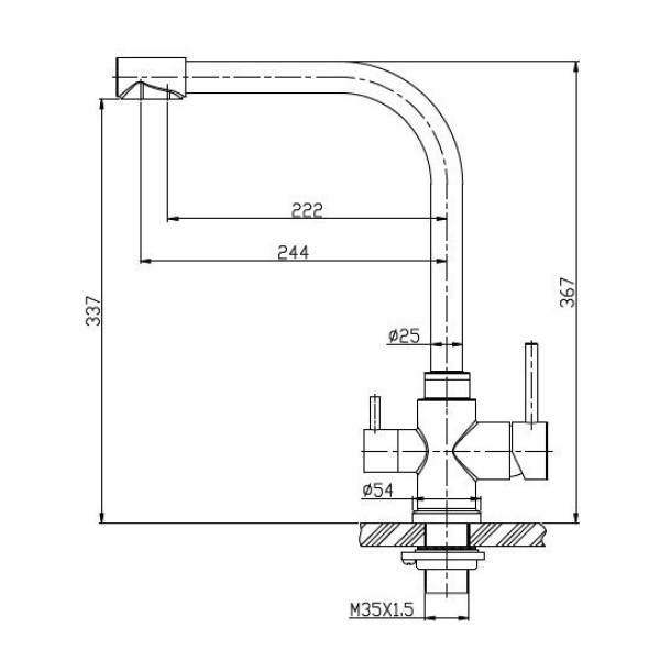 Смеситель для кухни Belbagno сатин (BB-LAM15-IN) Смеситель для кухни Belbagno сатин (BB-LAM15-IN)
