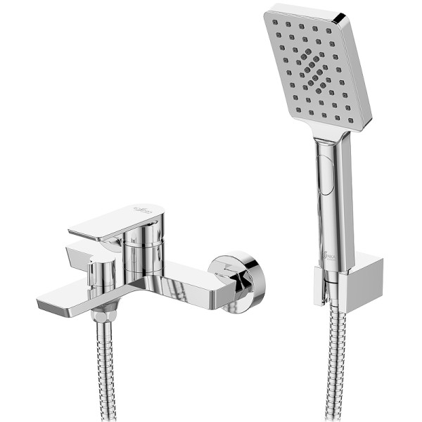 Смеситель для ванны и душа Rossinka RS 50 хром (RS50-30) Смеситель для ванны и душа Rossinka RS 50 хром (RS50-30)