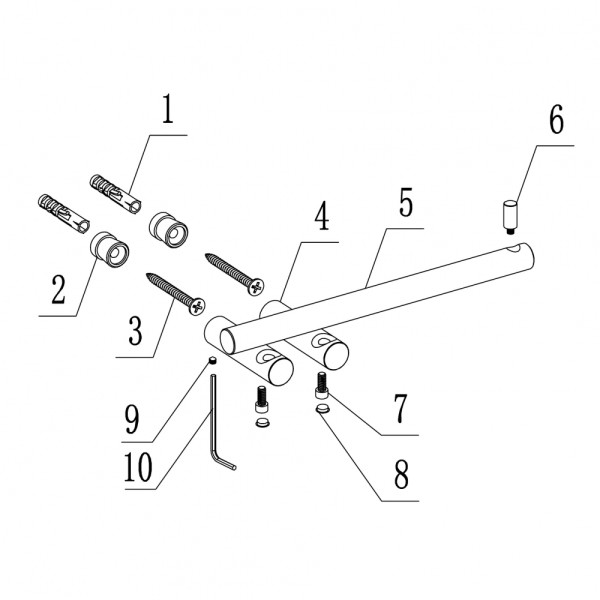 Бумагодержатель Abber Osten 316 сталь брашированная (AA1831BST)