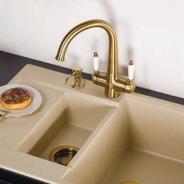 Смеситель для кухни Omoikiri Okinawa-2-G золото (4994253)
