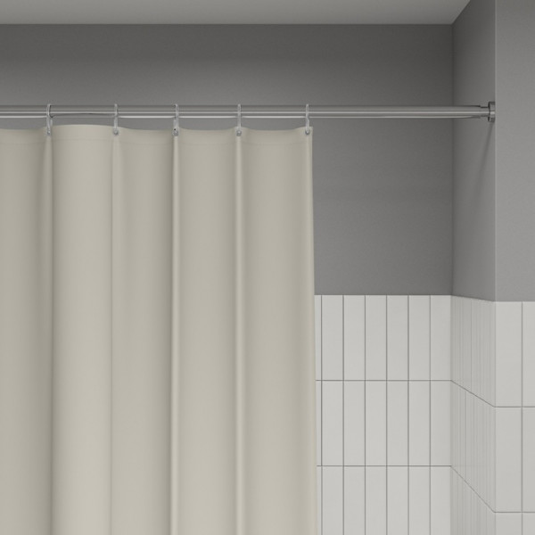 Шторка для ванн текстильная Iddis Base 180x200 бежевая (BS02P18i11)