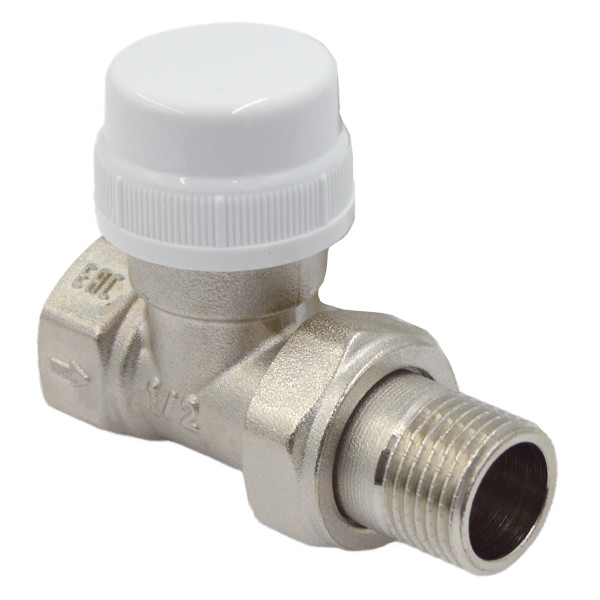 Клапан термостатический прямой 1/2" Okseler (никель) (oks00381)