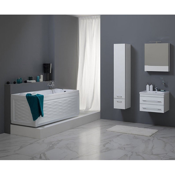 Пенал подвесной Aquanet Верона 30x39x160 белый (00187781)