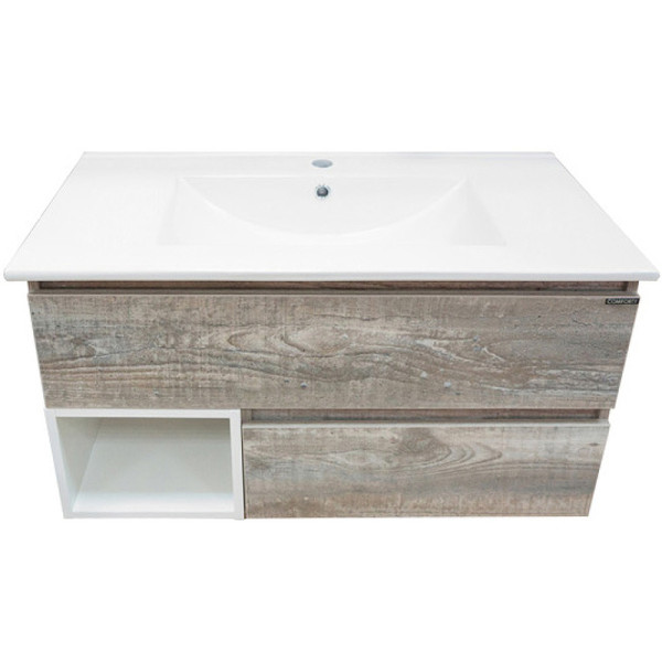 Тумба подвесная с раковиной Comforty Турин 750x465x500 дуб бежевый (00-00013913) Тумба подвесная с раковиной Comforty Турин 750x465x500 дуб бежевый (00-00013913)