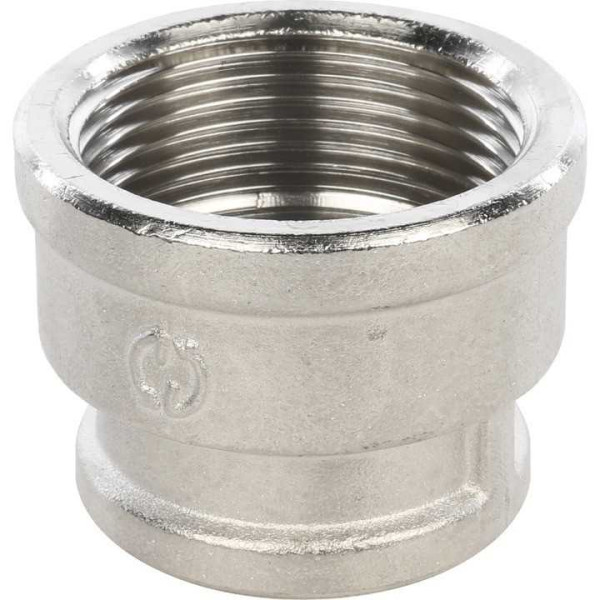Муфта переходная 1/4"х3/8" Stout (никель) SFT-0006-003814 Муфта переходная 1/4"х3/8" Stout (никель) SFT-0006-003814