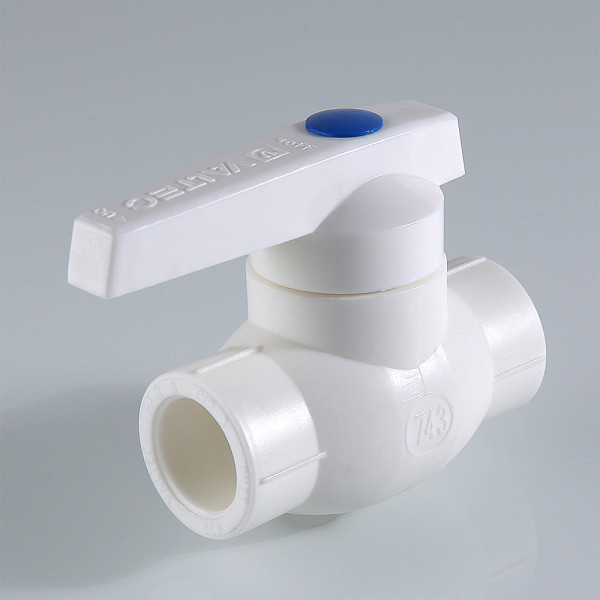 Кран шаровой PP-R 50 мм Valtec (белый) VTp.743.0.050 Кран шаровой PP-R 50 мм Valtec (белый) VTp.743.0.050