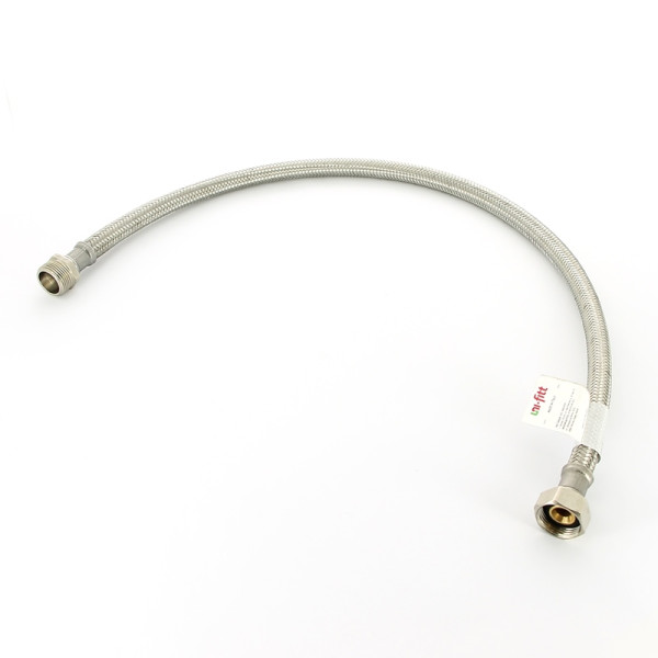 Подводка гибкая для воды Uni-Fitt 800 мм 3/4" НВ DN 13 оплётка из нерж. стали (509S3008) Подводка гибкая для воды Uni-Fitt 800 мм 3/4" НВ DN 13 оплётка из нерж. стали (509S3008)