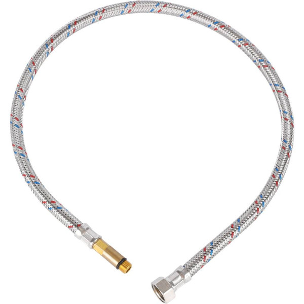 Подводка гибкая для смесителя 800 мм. 3/8"*М10 L=35 мм. (нерж. сталь) SHF-0038-351015
