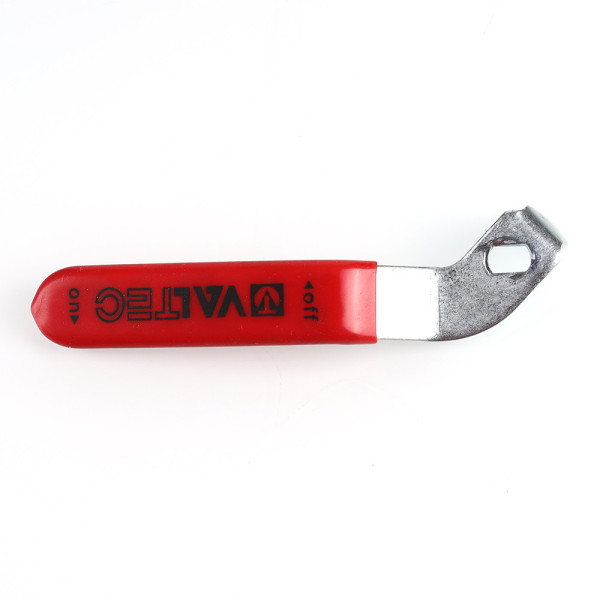 Ручка для шарового крана Valtec Base 1 1/2" (красная плоская ручка) VT.220.S.08 Ручка для шарового крана Valtec Base 1 1/2" (красная плоская ручка) VT.220.S.08